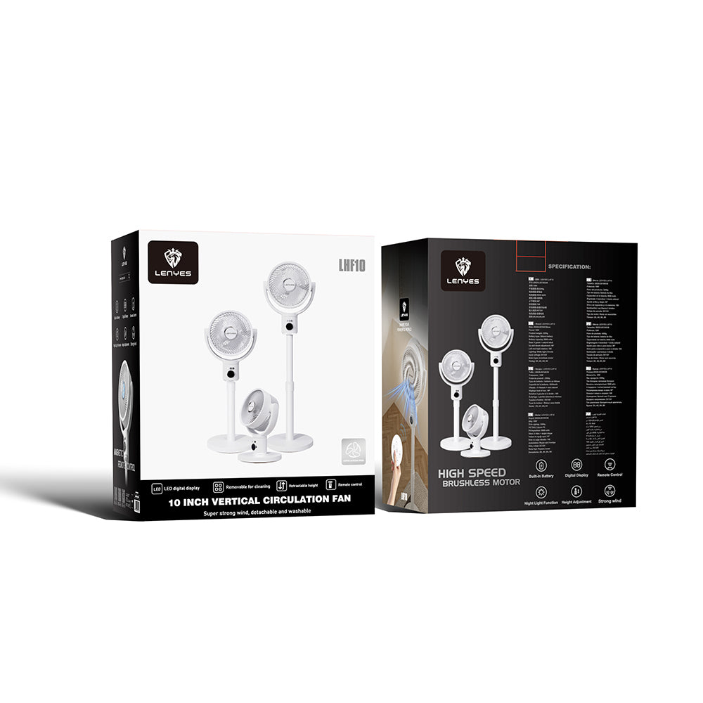 Lenyes LHF10 Dijital LED Göstergeli 5 Kademeli Uzaktan Kumandalı Uzayabilen Gövdeli 10 inç Fan Lenyes LHF10 Dijital LED Göstergeli 5 Kademeli Uzaktan Kumandalı Uzayabilen Gövdeli 10 inç Fan